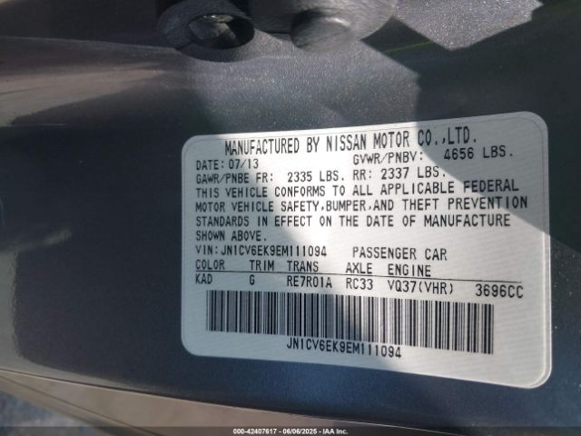 2014 INFINITI Q60 JN1CV6EK9EM111094 Photo 8