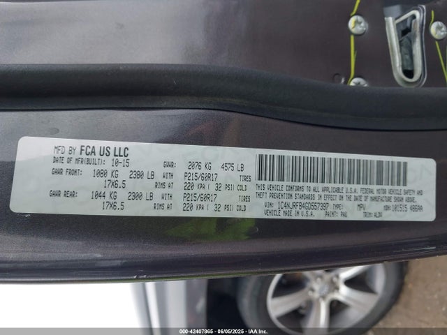 1C4NJRFB4GD557397 Jeep Patriot High Altitude Edition
