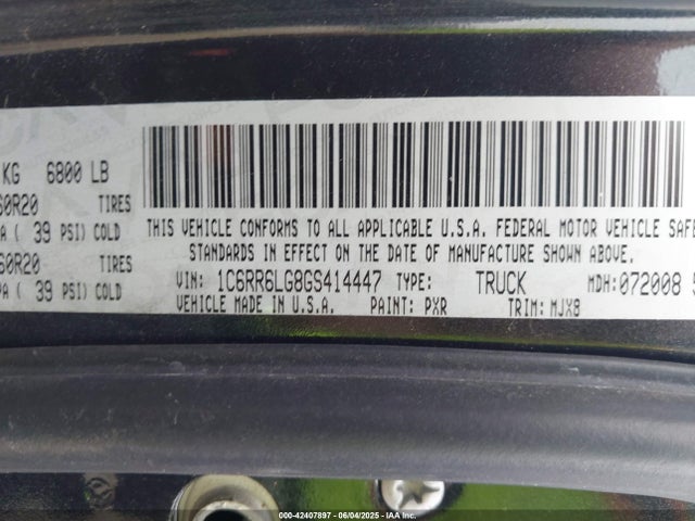 RAM 2016 2016 1C6RR6LG8GS414447 Image 9