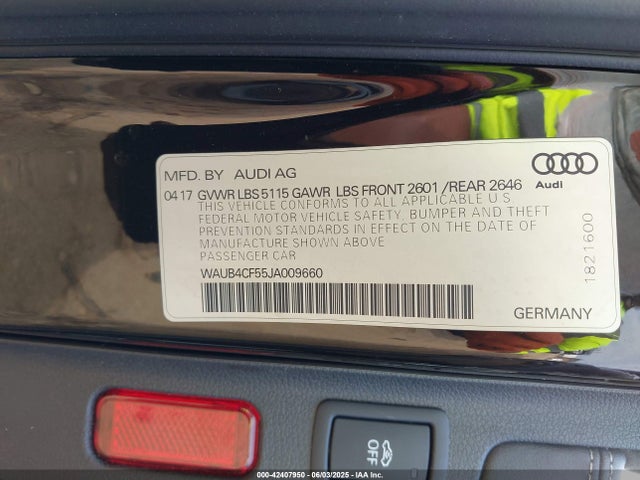 2018 AUDI S5 WAUB4CF55JA009660 Photo 8