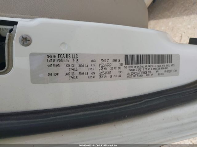 2015 CHRYSLER TOWN & COUNTRY 2C4RC1BG3FR739828 Photo 8