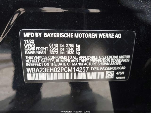 2023 BMW 740 WBA23EH02PCM14257 Photo 8