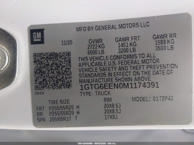 1GTG6EEN0M1174391 GMC lgz - di, vvt, alum, var2, gen 2