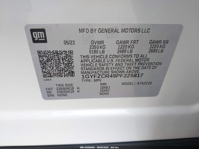 2023 CADILLAC XT4 1GYFZCR49PF225817 Photo 8