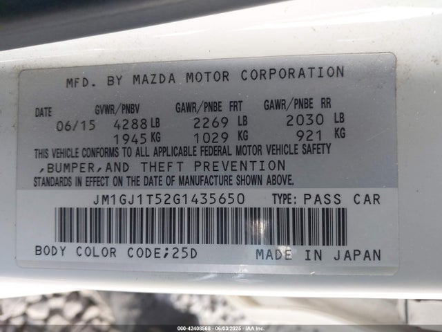 JM1GJ1T52G1435650 Mazda py