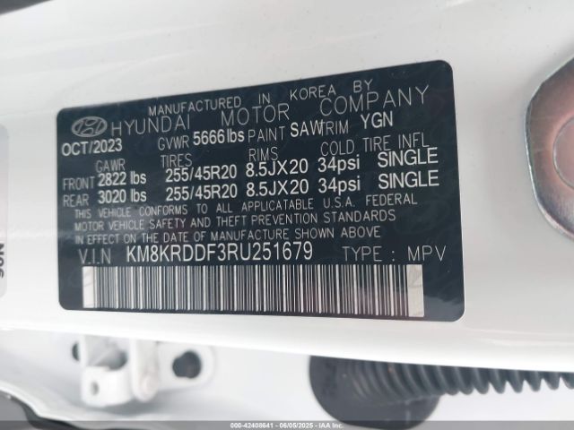 2024 HYUNDAI IONIQ 5 KM8KRDDF3RU251679 Photo 8
