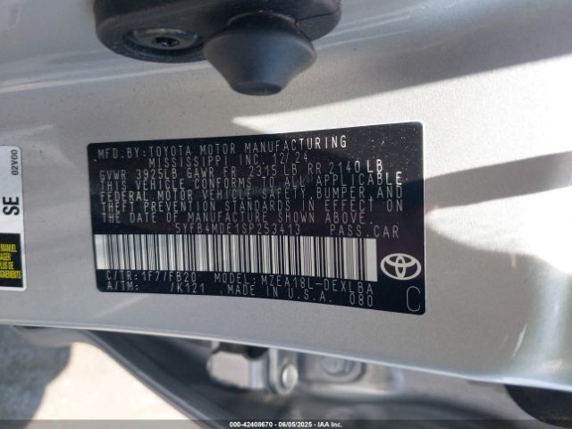 5YFB4MDE1SP253413 Toyota m20a-fks