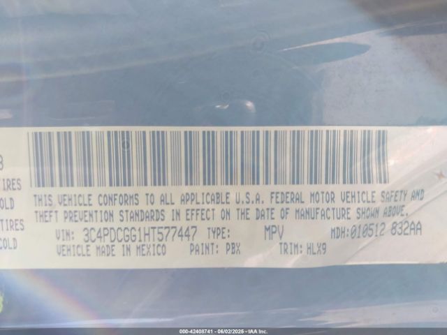 3C4PDCGG1HT577447 Dodge Journey Crossroad Plus