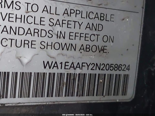 2022 AUDI Q5 WA1EAAFY2N2058624 Photo 8