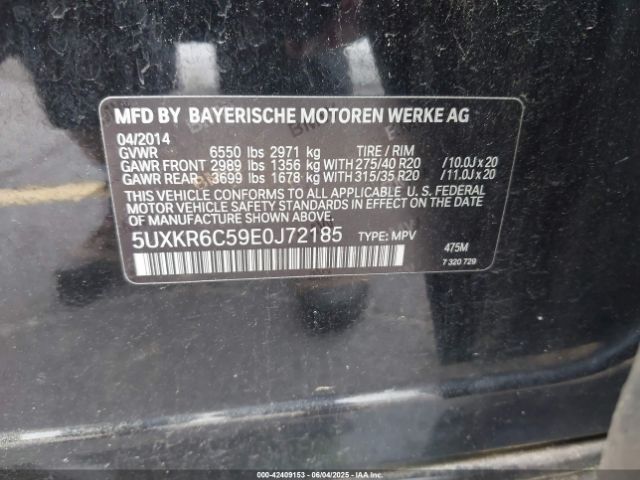 5UXKR6C59E0J72185 BMW X5 Xdrive50i