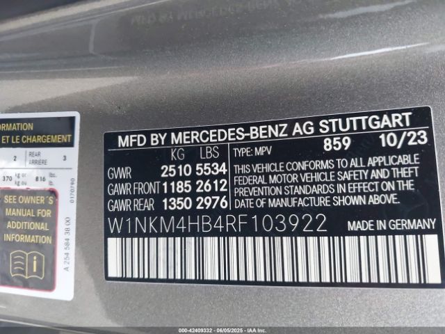 2024 MERCEDES-BENZ GLC 300 W1NKM4HB4RF103922 Photo 8