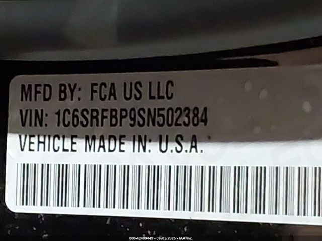 2025 RAM 1500 1C6SRFBP9SN502384 Photo 8