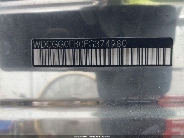 WDCGG0EB0FG374980 Mercedes-Benz Glk 250 Bluetec 4matic