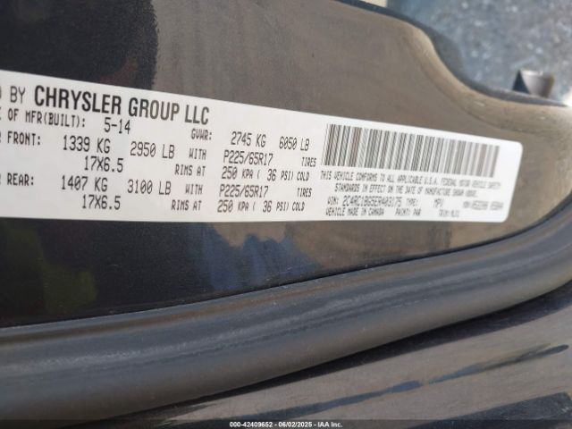 2014 CHRYSLER TOWN & COUNTRY 2C4RC1BG5ER403175 Photo 8