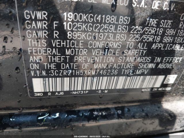 2024 HONDA HR-V 3CZRZ1H5XRM746236 Photo 8