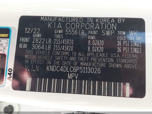 2023 KIA EV6 KNDC4DLC6P5113026 Photo 8