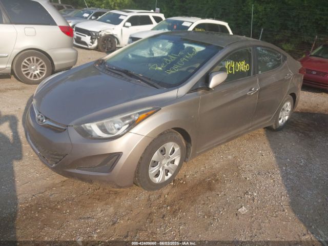 5NPDH4AE5GH793062 Hyundai ELANTRA SE