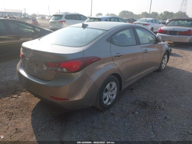 5NPDH4AE5GH793062 Hyundai ELANTRA SE
