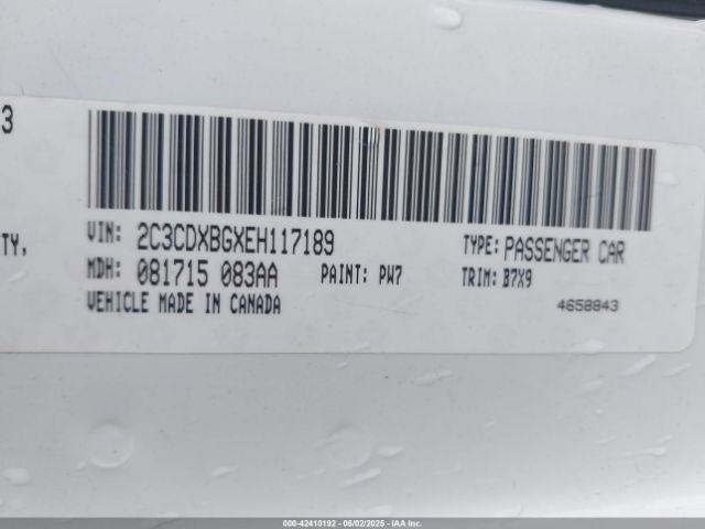 2C3CDXBGXEH117189 Dodge Charger