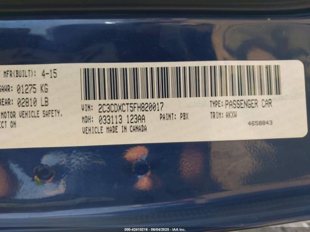 2015 DODGE CHARGER 2C3CDXCT5FH820017 Photo 8