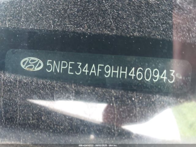 5NPE34AF9HH460943 Hyundai Sonata Sport
