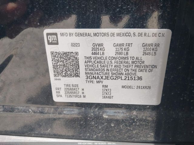2023 CHEVROLET EQUINOX 3GNAXJEG2PL215136 Photo 8