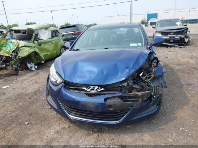 5NPDH4AE5GH749627 Hyundai ELANTRA SE