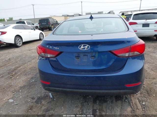 5NPDH4AE5GH749627 Hyundai ELANTRA SE