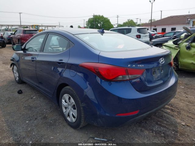 5NPDH4AE5GH749627 Hyundai ELANTRA SE