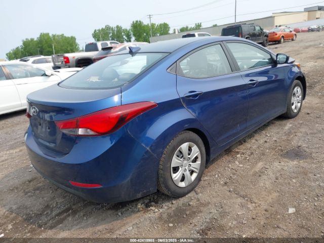 5NPDH4AE5GH749627 Hyundai ELANTRA SE