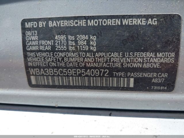 WBA3B5C59EP540972 BMW 328i Xdrive