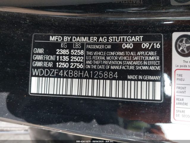 2017 MERCEDES-BENZ E 300 WDDZF4KB8HA125884 Photo 8