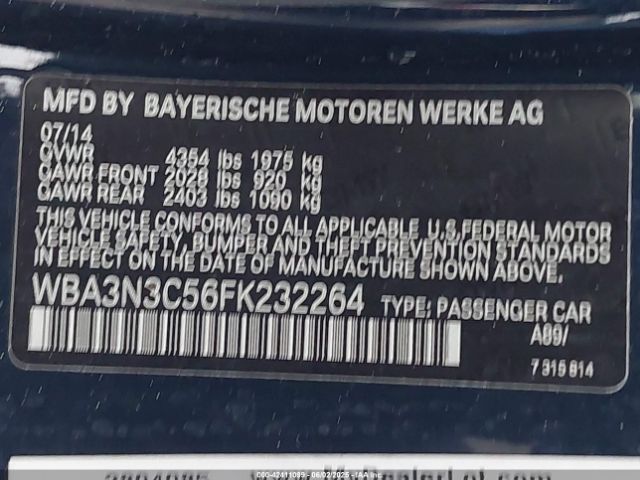 WBA3N3C56FK232264 BMW 428i