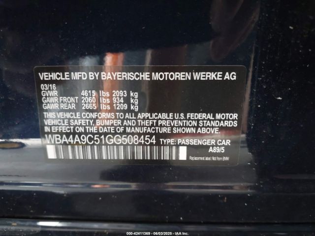 2016 BMW 428I GRAN COUPE WBA4A9C51GG508454 Photo 8