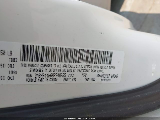 2008 CHRYSLER TOWN & COUNTRY 2A8HR44H68R748665 Photo 8