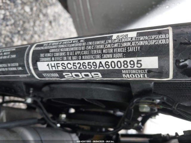 2009 HONDA VTX1300 1HFSC52659A600895 Photo 9