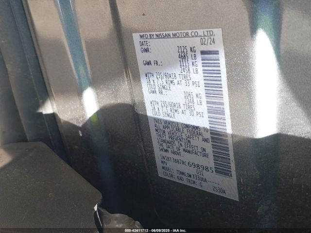2024 NISSAN ROGUE 5N1BT3BB7RC698985 Photo 8