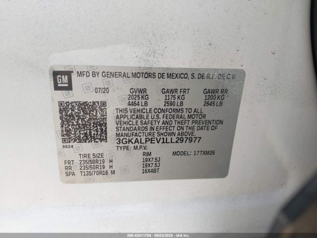 2020 GMC TERRAIN 3GKALPEV1LL297977 Photo 8