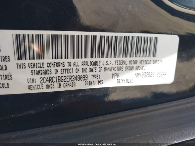 2014 CHRYSLER TOWN & COUNTRY 2C4RC1BG2ER348099 Photo 8