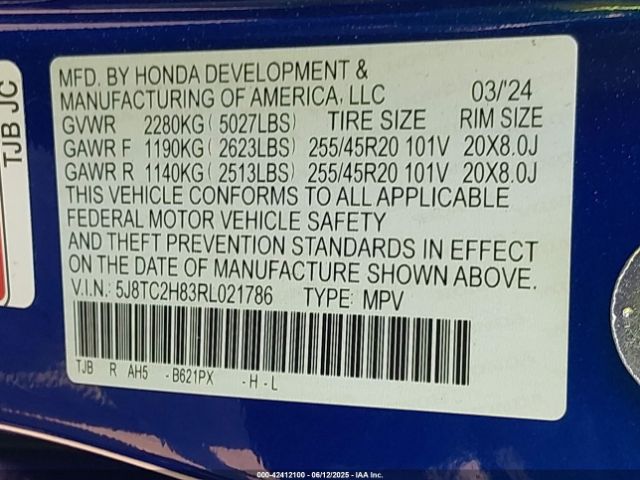 2024 ACURA RDX 5J8TC2H83RL021786 Photo 8