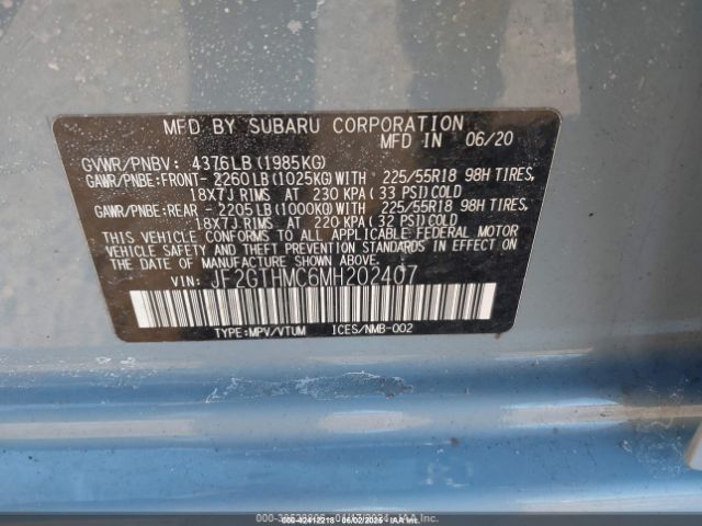 2021 SUBARU CROSSTREK JF2GTHMC6MH202407 Photo 8