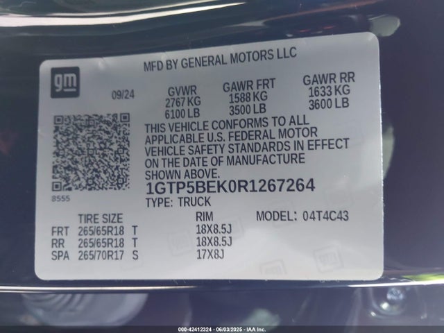 1GTP5BEK0R1267264 GMC l3b