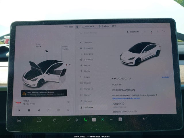 2023 TESLA MODEL 3 5YJ3E1EA5PF555642 Photo 6