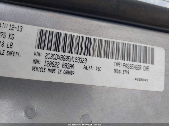 2014 DODGE CHARGER 2C3CDXBG8EH198323 Photo 8