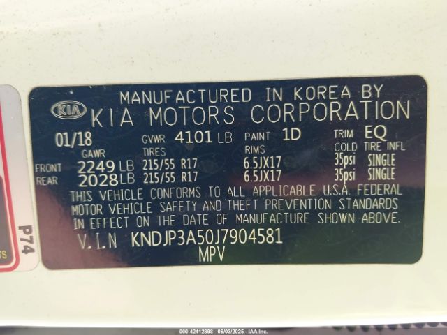 2018 KIA SOUL KNDJP3A50J7904581 Photo 8