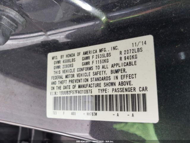 2015 ACURA TLX 19UUB2F57FA010975 Photo 8