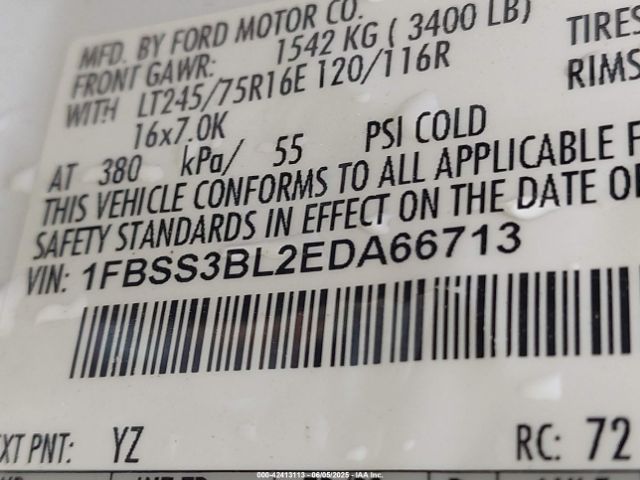 2014 FORD E-350 SUPER DUTY 1FBSS3BL2EDA66713 Photo 8
