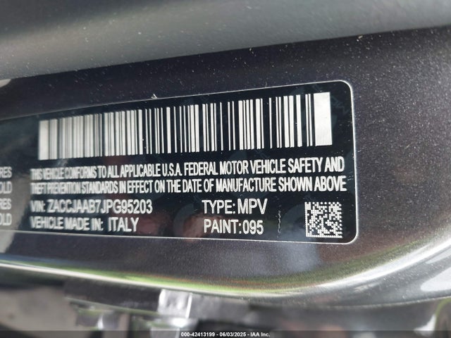 ZACCJAAB7JPG95203 Jeep Renegade