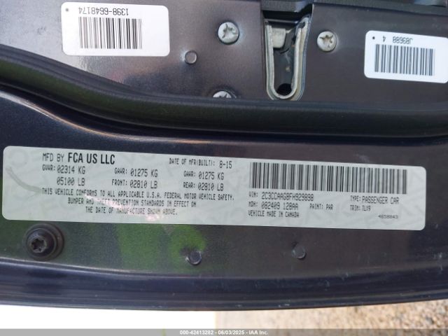 2C3CCAAG8FH929898 Chrysler 300