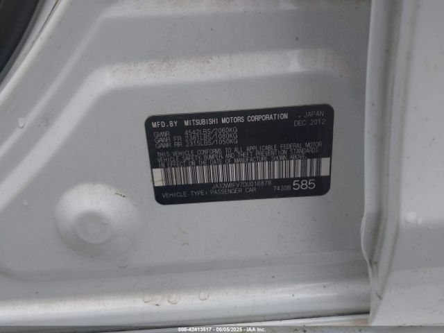 2013 MITSUBISHI LANCER EVOLUTION JA32W8FV7DU016878 Photo 8